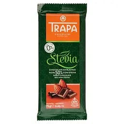 Шоколад черный Trapa Stevia 75 г