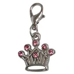 Підвіска на нашийник TatraРet Expert корона з рожевими камінцями 3.7 см 