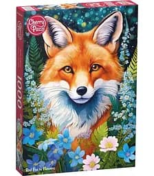 Пазл Cherry Pazzi Руда лисиця у квітах 1000 елементів, 50х70см 31148