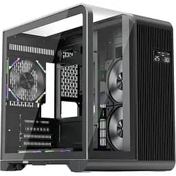 Корпус 1stPlayer RT5, черный, без БП, Midi Tower, Micro ATX/Mini ITX, 2xUSB 3.0/1xUSB 2.0, макс. CPU – 157 мм/VGA – 330 мм,