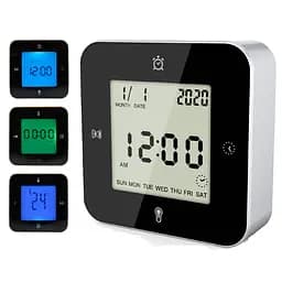 Годинник настільний Technoline WT344 Black/Silver (WT344), Чорний