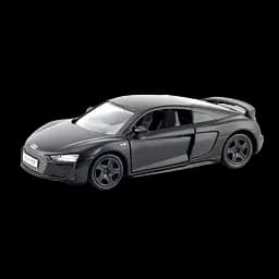 Машинка Uni-fortune Audi R8, 1:32, матовый черный (554046M)