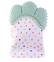 Прорезыватель-перчатка Baby Team, бирюзовый (4090_бирюзовый)