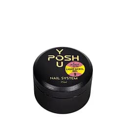 Полігель для нарощування та зміцнення нігтів камуфлюючий YouPOSH Light Acryl Gel 15 мл , 09 Бежево-рожевий