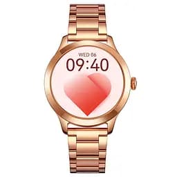 Смарт-годинник Skmei S241 сталевий ремінець Rose Gold, S241-SRG (16693)