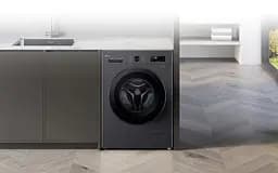 Пральна машина LG фронтальна 6.5 кг A+++ антрацит - мініатюра 2
