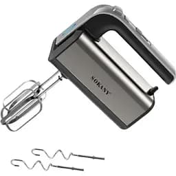 Ручний міксер Sokany CX-6651 з насадками для тесту 5 швидкостей 800Вт Сірий