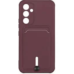Чехол с карманом для карт OtterBox Colorfull Pocket Card Samsung Galaxy A54 5G Maroon