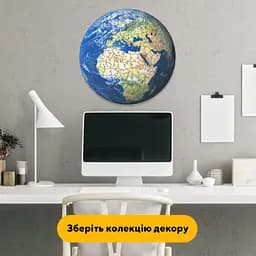 Пазл деревяний Планета Земля, А3, Деревяна коробка 200 елементів - мініатюра 6