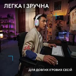 Гарнитура Logitech G522 LightSpeed Wireless Gaming Headset White (981-001550) - мініатюра 10