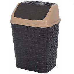 Корзина для мусора Violet House Coffee, полипропилен, 10 л (0752 Роттанг COFFEE с/к 10 л)