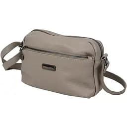 Женская кожаная сумка Borsacomoda на плечо песочная sum0028715