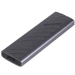 Зовнішня кишеня Maxxter M.2 NVMe PCIe, USB 3.2 Type-C, Metal, Black (EHDE-2280S-01) - мініатюра 3