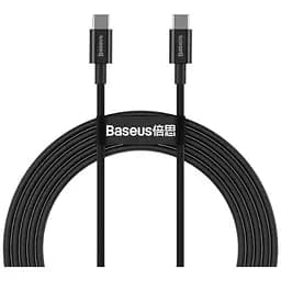 Кабель Baseus Superior Series Fast Charging Type-C to Type-C PD 1 м Black (CATYS-B01)