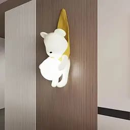 Бра Line F Ведмежа із білим плафоном 45х16,5х16 см Арт. WSG11-450