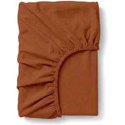 Простынь Cosas на резинке в кроватку из вареного хлопка 60х120 cinnamon, корица (122WashedCottonСinnamon_120)