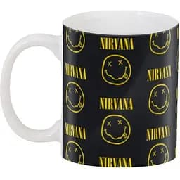 Кружка GeekLand Nirvana Нірвана фон Logo