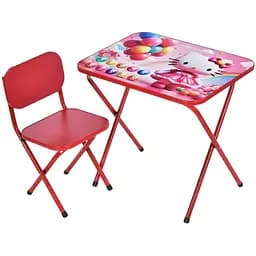 Детский столик складной со стульчиком Bambi M 5969-3 красный