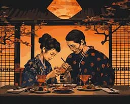 Картина за номерами на підрамнику Brushme Гармонія сходу