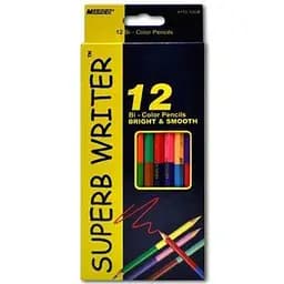 Кольорові олівці 12/24 кольори двосторонні MARCO 4110-12CB Різнокольорові (6951572901254)(SC)