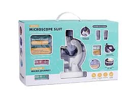 Мікроскоп LZ 8611 підсвітка, збільшувальна лінза, підставка для телефону, аксесуари, в коробці (6981493400130)