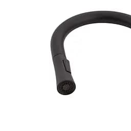 Змішувач для кухні Qtap Evicka з висувним виливом QTEVI9135103UB Black Matt, Чорний матовий - мініатюра 6