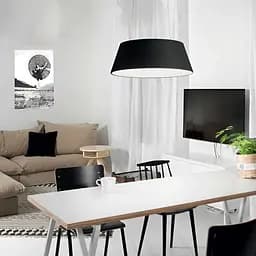 Подвесной светильник LED в черном корпусе Line.F 12107 P BK