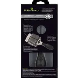 Щітка-пуходерка FURminator для котів і собак, жорстка, 20.5х9.5х1.5 см - мініатюра 5