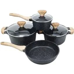 Набор посуды Styleberg ST-3035 7 предметов с крышками гранитное покрытие