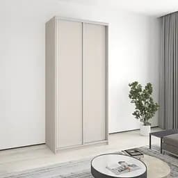 Шкаф-купе двухдверный MebelStar Стандарт AL 2ДСП 110x60x240 см Кашемир (MBS-3628)
