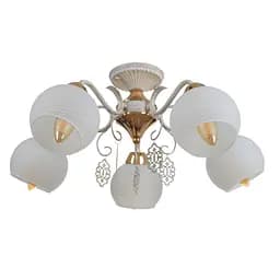 Люстра потолочная Brille в спальню E14 60W WH (LK-671C/5)