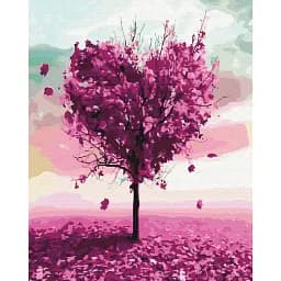 Картина по номерам Brushme Дерево любви 40x50 см