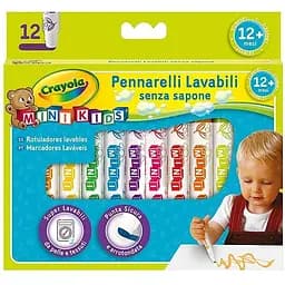 Фломастеры Crayola, смываемые, 12 шт. (8325)