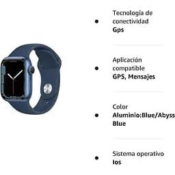 Розумний годинник Apple Watch Series 7 41mm Abyss Blue EU темно синій - мініатюра 5