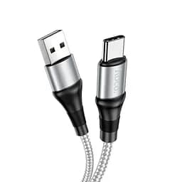 Кабель Hoco X50 Excellent charging data for Type-C 3A/1 м Grey