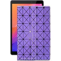Чохол StatusCASE з екошкіри для планшету Huawei MatePad T8 Фіолетовий ромб