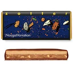 Шоколад молочний Zotter Nougat Variation органічний 70 г - мініатюра 3
