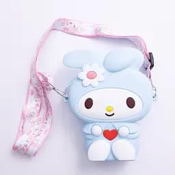 Дитяча сумочка My Melody з pop-it силіконова на блискавці 15*10*3 см, блакитний Yiwu HP-55-8BL