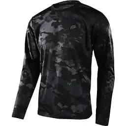 Велоджерси Troy Lee Designs Flowline LS Jersey Covert Black M (1106-346608003)