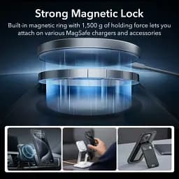Чохол із склом ESR Classic Pro Case (HaloLock) Set Clear для iPhone 15 Pro Max (1A7240601) - мініатюра 5