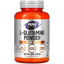 L-глютамин Now L-Glutamine Sports порошок 170 г