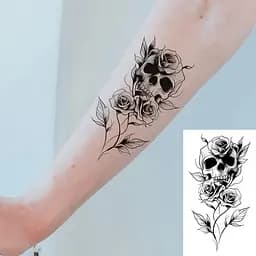 Набір дитячих тимчасових татуювань "Чорні міні №5" Fresh Tattoo black-tattoo-mini-set-5-T - мініатюра 7