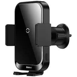 Автотримач Baseus Halo Electric Wireless Charger 15W Black (SUDD000001) [82037]