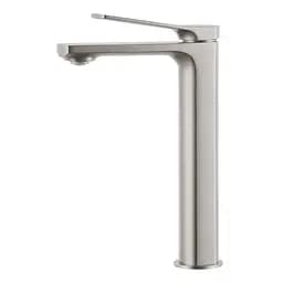 Змішувач для умивальника високий Volle Solo 26 мм cepillado níquel 1510.011302 Никель