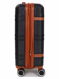 Валіза маленька S ABS-пластик Worldline Airtex 629 56×36×22см 38л Чорна - мініатюра 6