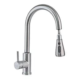 Змішувач для кухні сенсорний з висувним виливом Mixxus LUX-014 Sensor MI6230 Нержавіюча сталь