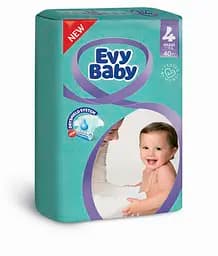 Подгузники Evy Baby 4 (7-18 кг), 40 шт.