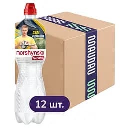 Упаковка мінеральної води Моршинська Спорт негазована 9 л (0.75 л x 12 шт.)