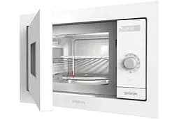 Мікрохвильова піч Gorenje вбудовувана Simplicity, 23л, міх. управл., 900Вт, гриль, дисплей, білий - мініатюра 5