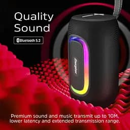 Акустична система 1.0 Energizer 16Вт Bluetooth 5.2/MicroSD/USB/AUX/FM,IPX65, чорна - мініатюра 6